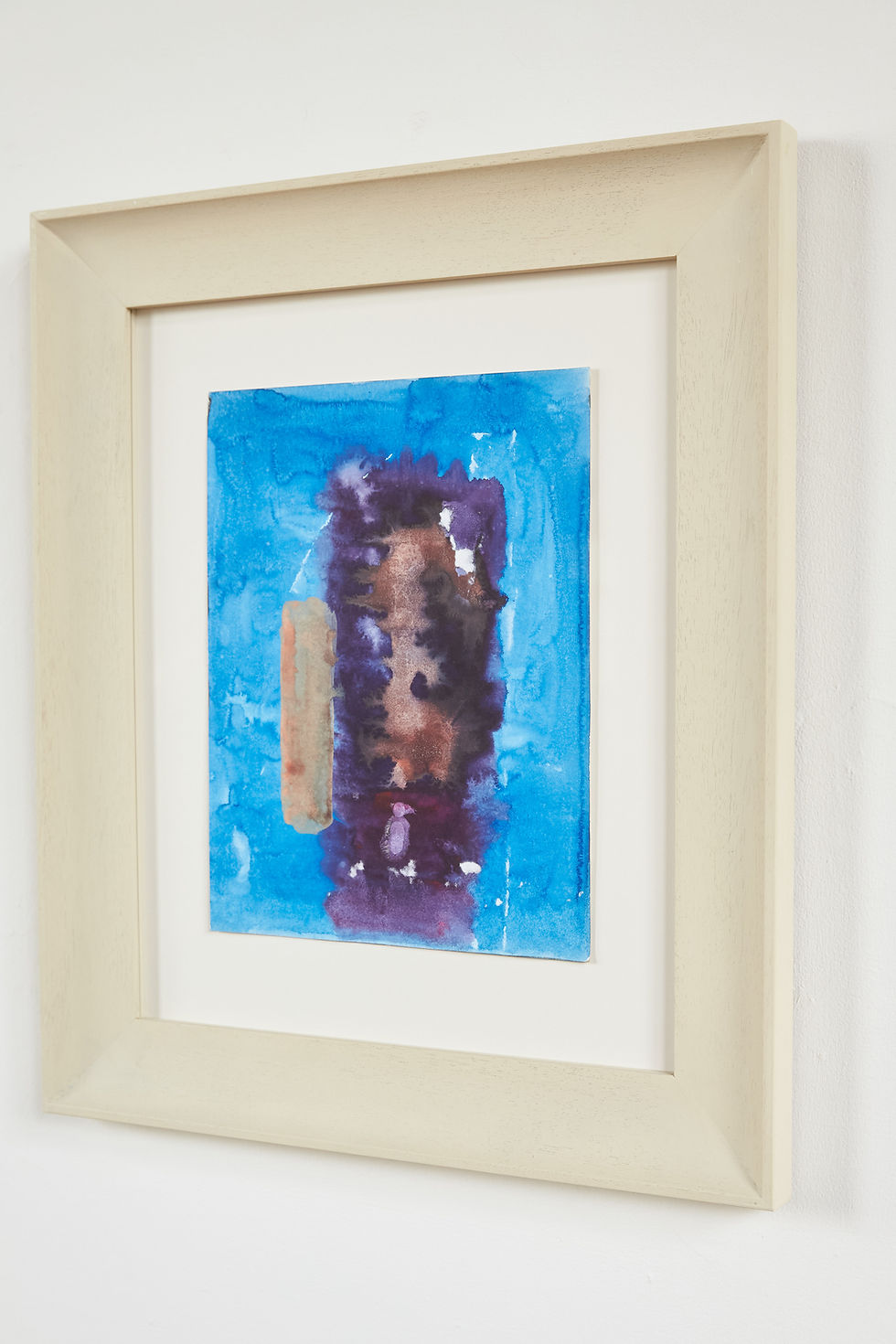 Thumbnail: An original work in watercolour and ink on paper by Alistair Grant, C1978 - 80.  Presented in a bespoke hand-painted and waxe