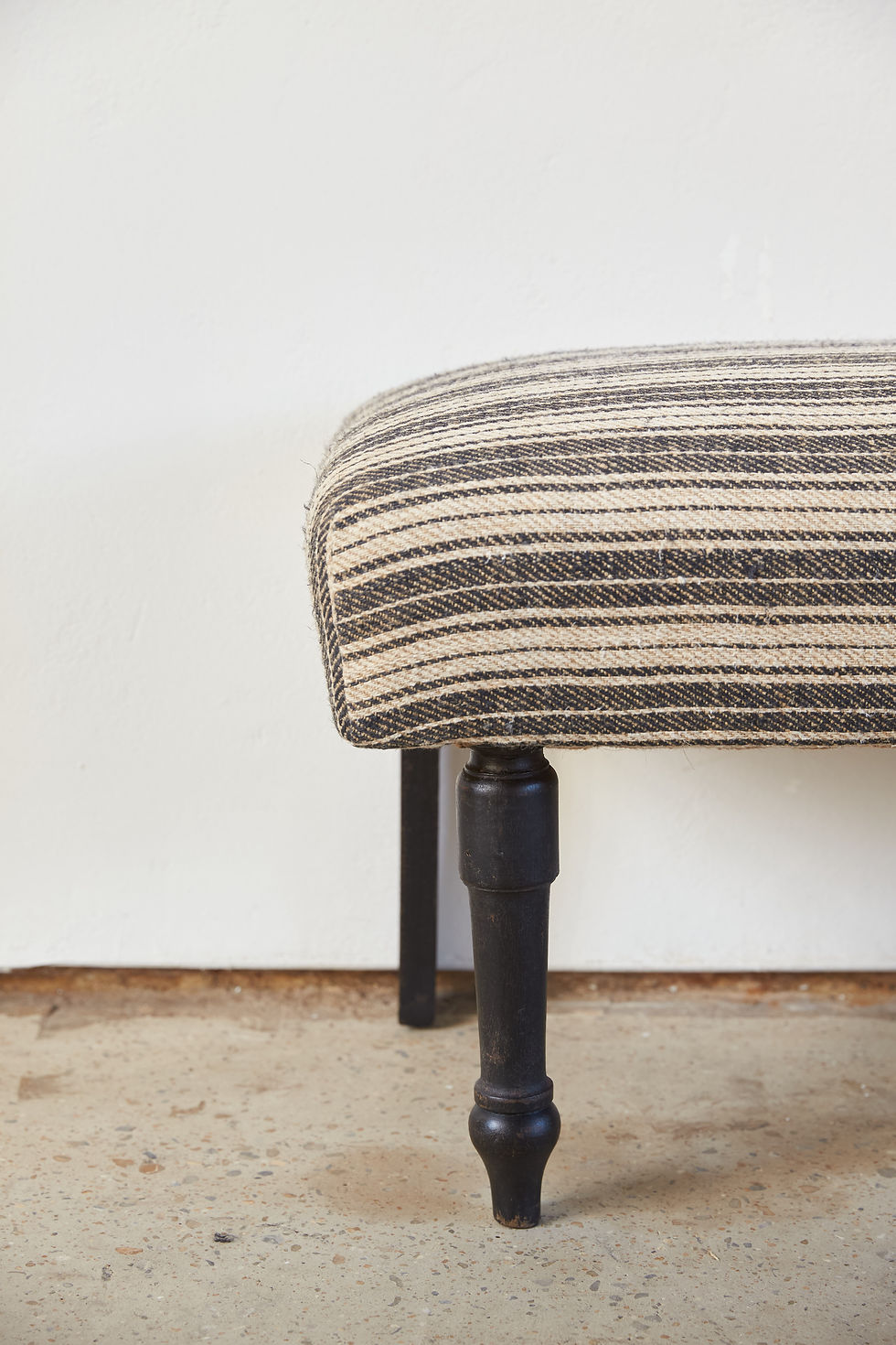 Thumbnail: Generously Proportioned 19th Century Upholstered French Bench