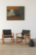 A pair of “Diana” safari chairs by Karin Mobring for Ikea, C1970
