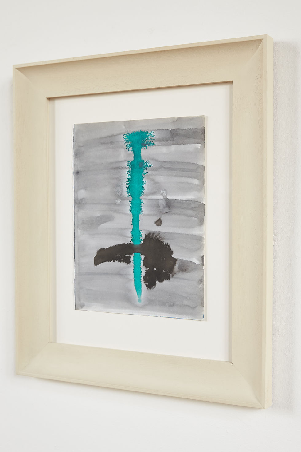 Thumbnail: An original work in watercolour and ink on paper by Alistair Grant, C1978 - 80.  Presented in a bespoke hand-painted and waxe