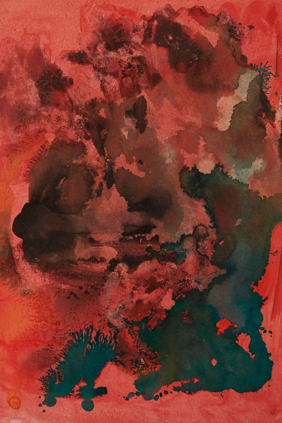 An original work in watercolour and ink on paper by Alistair Grant, C1978 - 80.