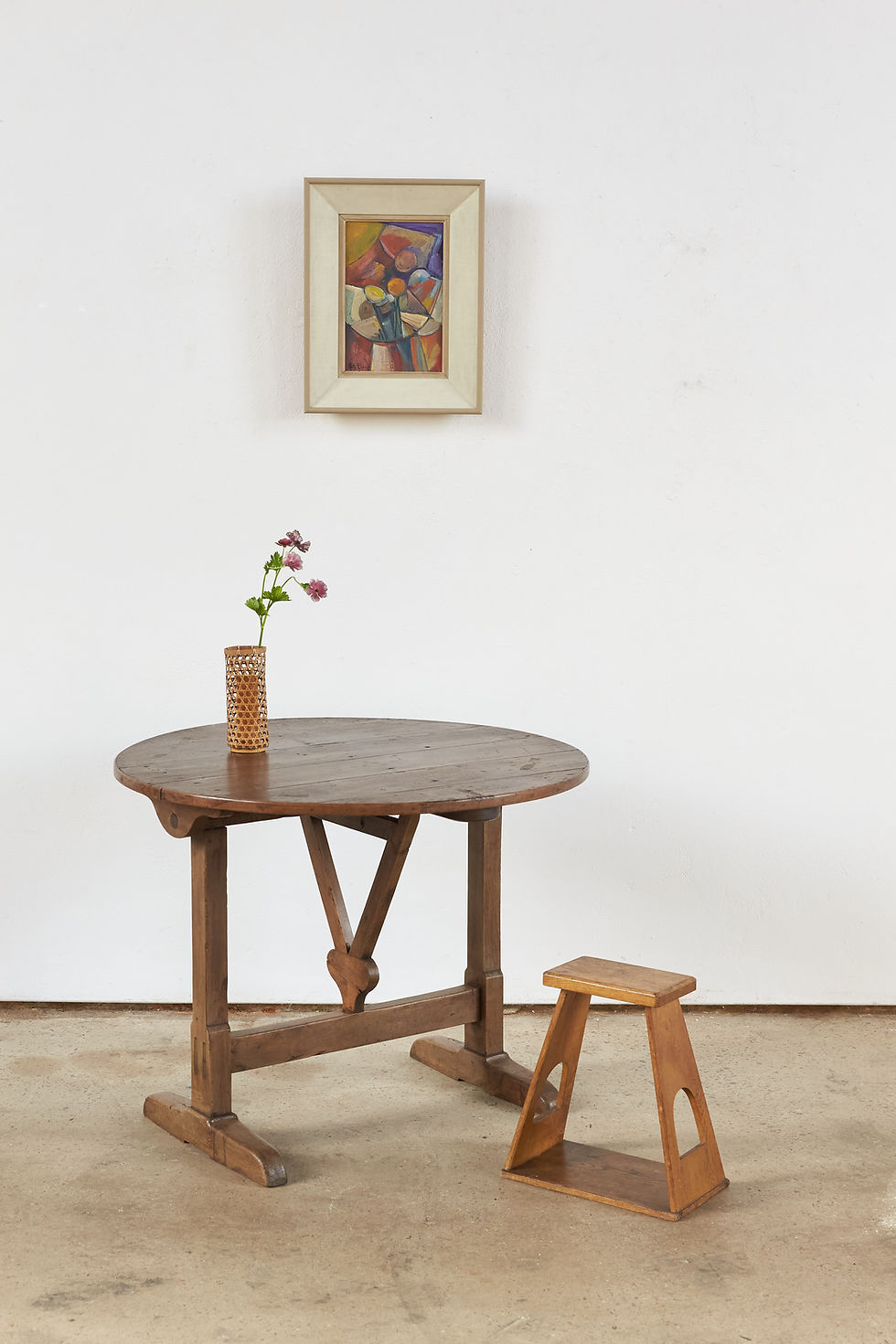 French Pine Vendange Table,C1900