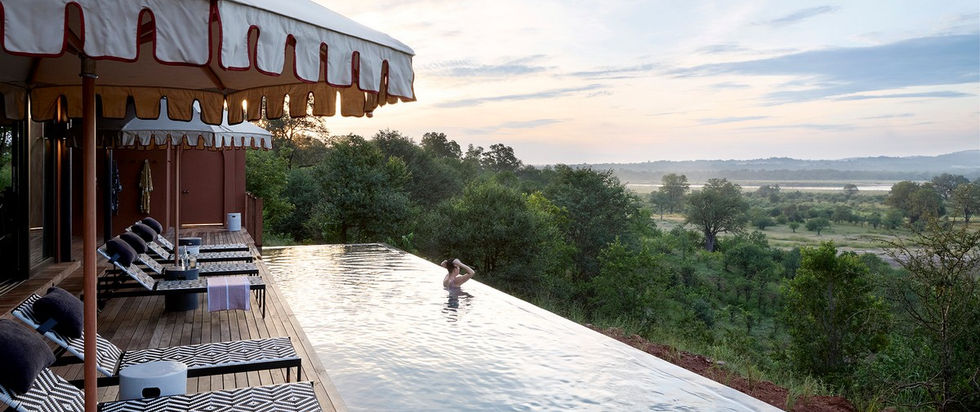 Swimming Pool at Chichele Presidential Lodge in South Luangwa, Zambia with Safari Ambitions
