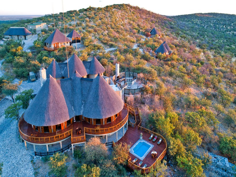 Etosher Mountain Lodge in Etosher National Park, Namibia