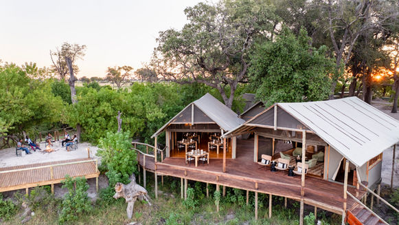 Mokolwane Camp safari accommodation in Botswana’s Xudum Concession