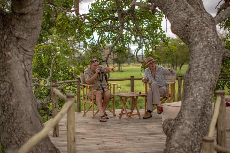 Guest treehouse at Kuro Safari Camp in Tarangire National Park in Tanzania with Safari Ambitions