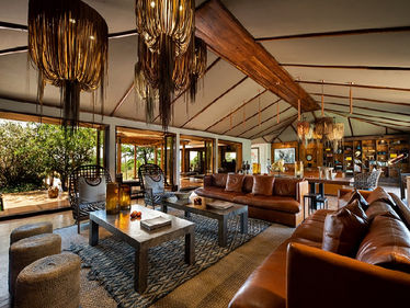 Sayari Camp in The Serengeti overlooking the wildebeest migration in Tanzania