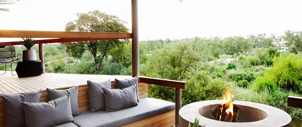 View from Deck at Londolozi Private Granite Suites in Londolozi, Sabi Sands, South Africa with Safari Ambitions