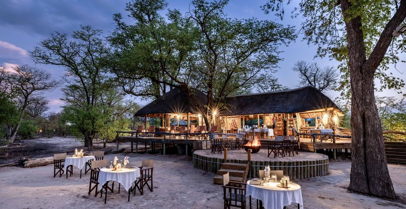 Elephant Pan Safari Camp in Khwai Private Game Reserve in The Okavango Delta