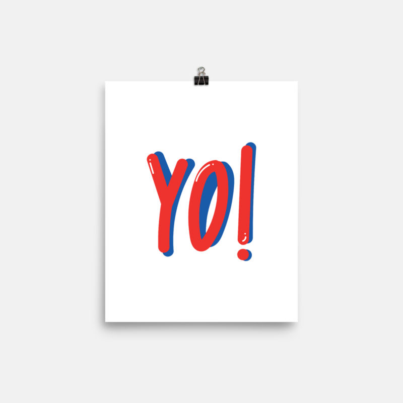 Red Yo! Poster