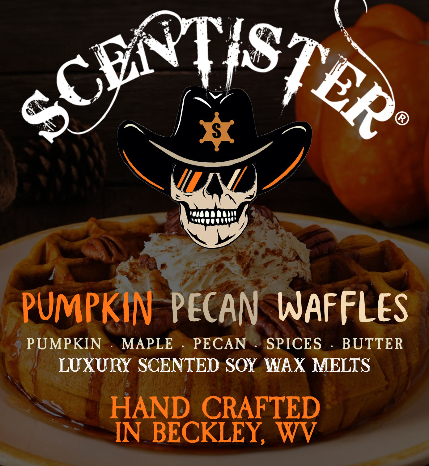 Pumpkin Pecan Waffles
