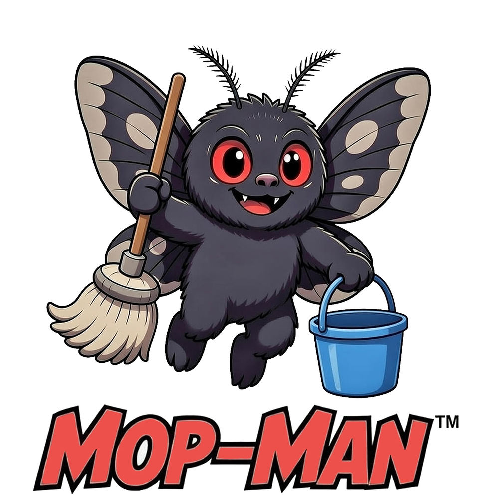 Thumbnail: Mop-Man™ Glow-in-the-Dark Sticker