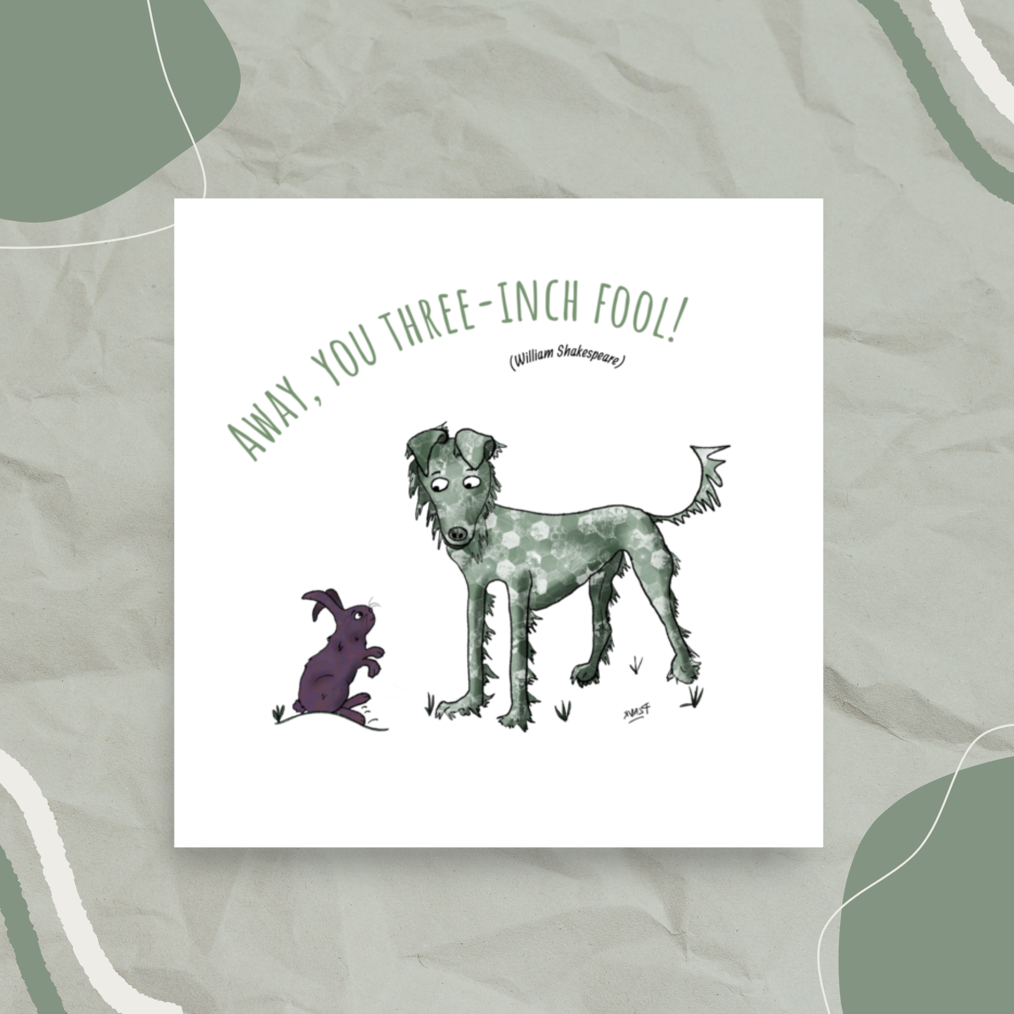 Thalamus Plank Shakespeare Collection; Posters - Away, you three inch fool!