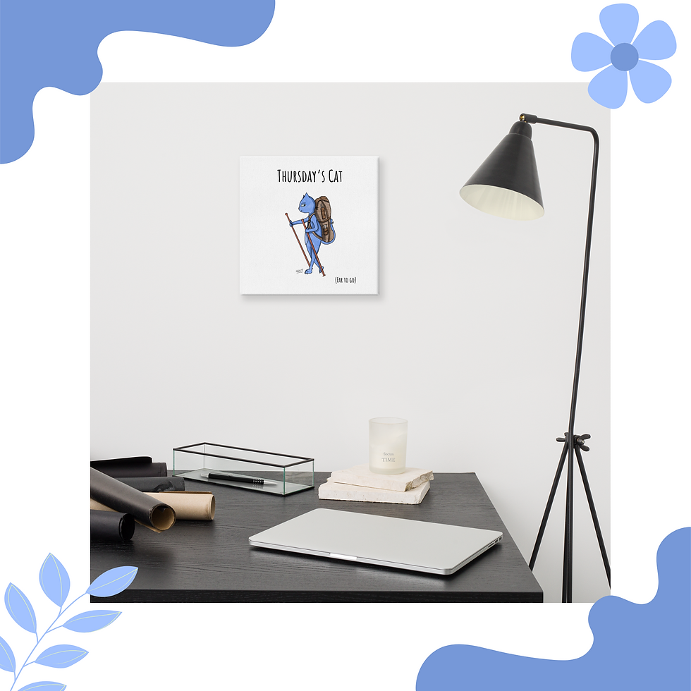 Thumbnail: Thalamus Plank Cat Collection; Canvas - Thursday's Cat