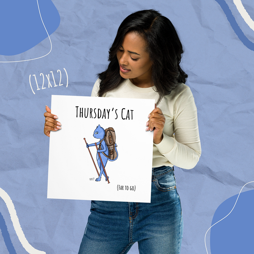 Thumbnail: Thalamus Plank Cat Collection; Posters - Thursday's Cat
