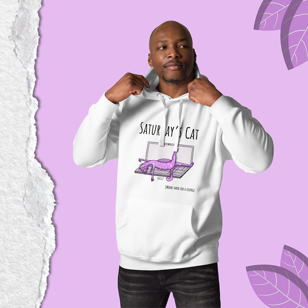 Thumbnail: Thalamus Plank Cat Collection; Hoodies - Saturday's Cat