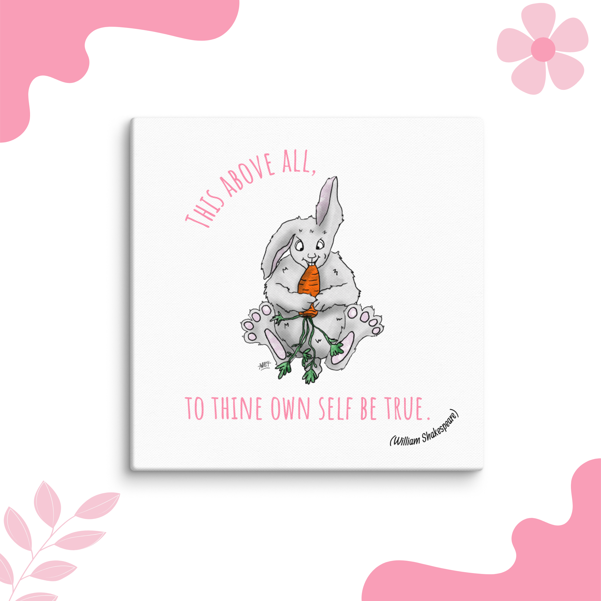 Thalamus Plank Shakespeare Collection; Canvas - This above all...