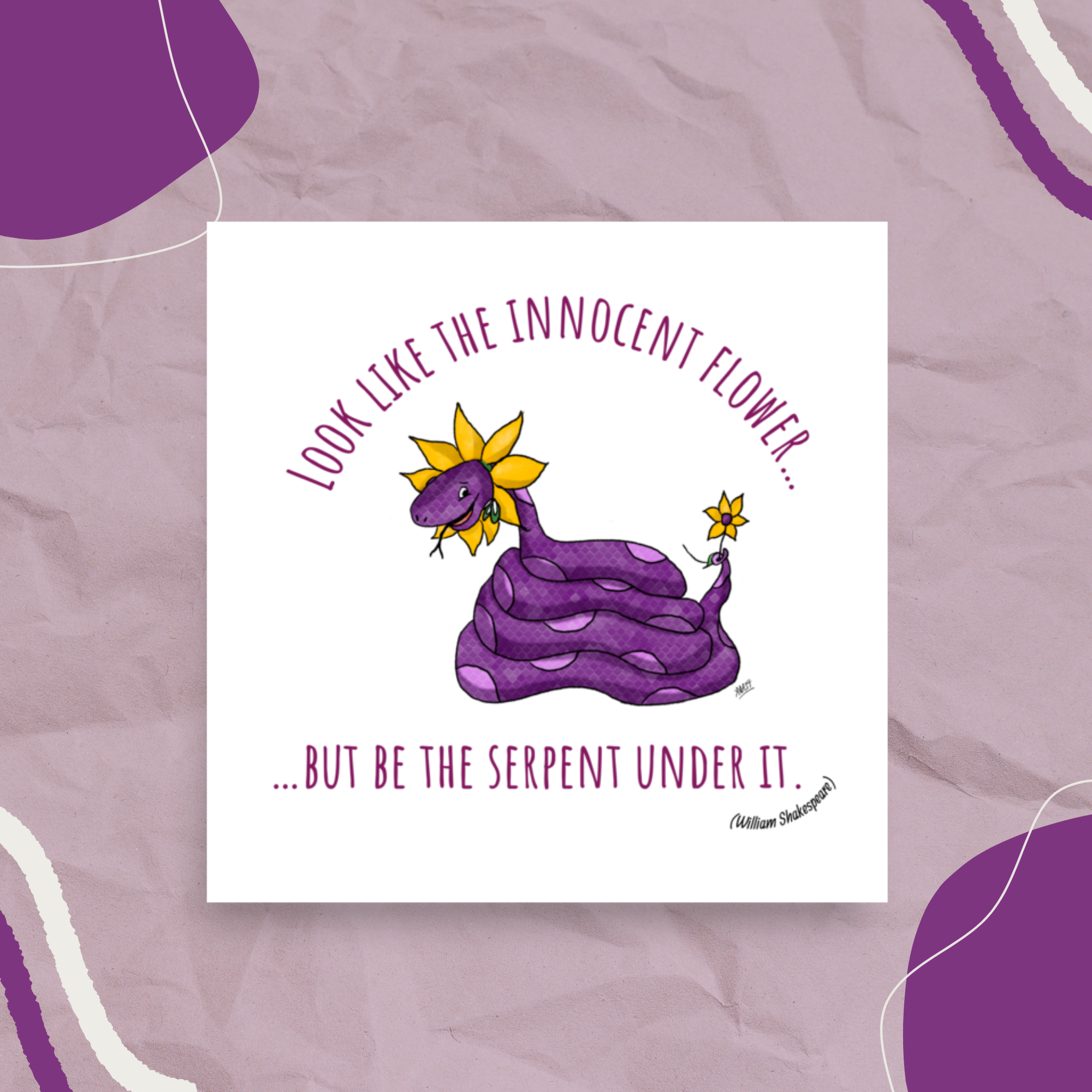 Thalamus Plank Shakespeare Collection; Posters - Look like the innocent...