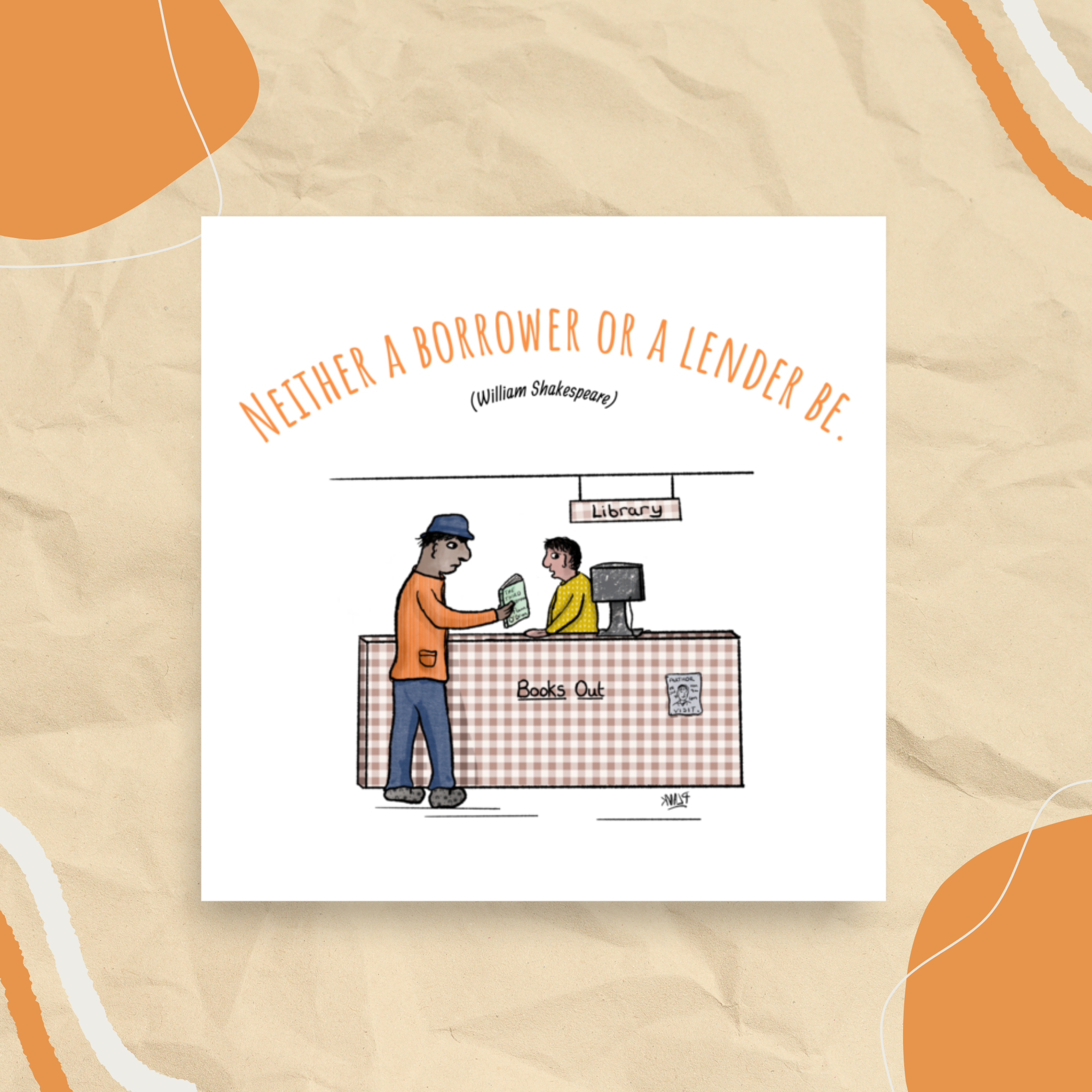 Thalamus Plank Shakespeare Collection; Posters - Neither a borrower...