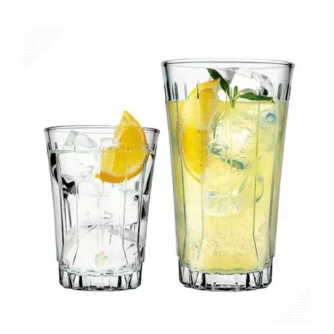 Conjunto12 Copos 6x340ml E 6x240ml Nessie Resistente