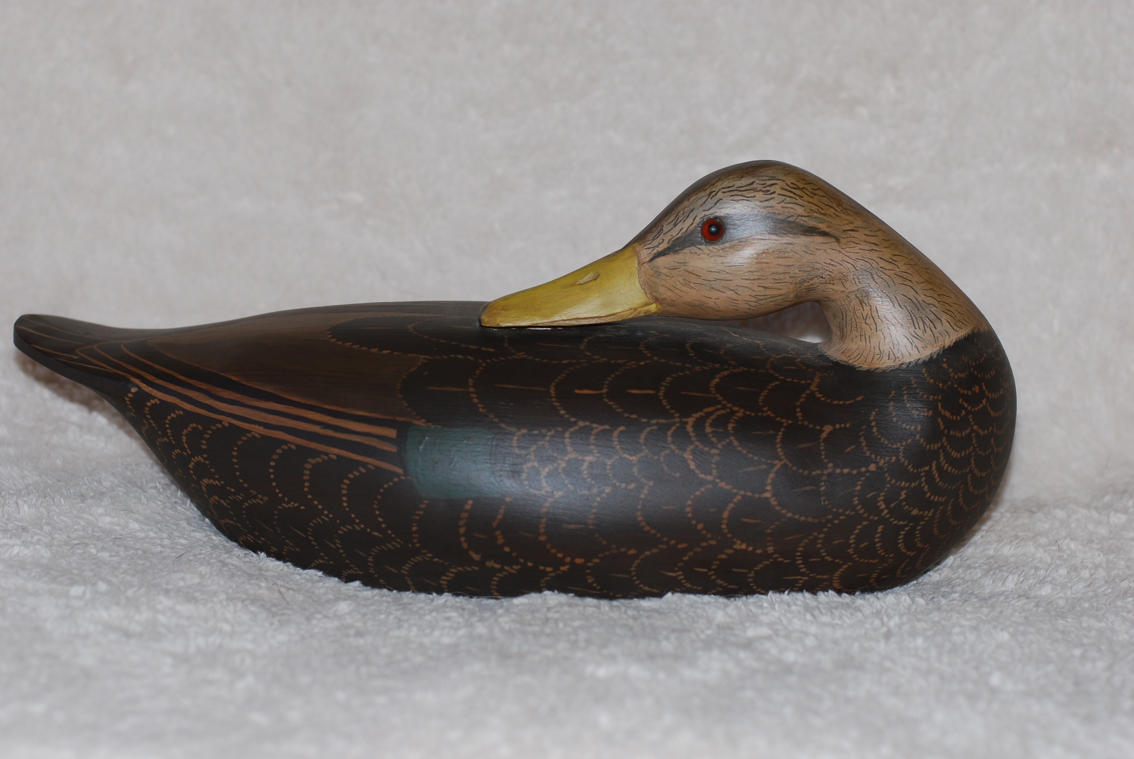 ***SOLD - THANK YOU - Wheeler Black Duck by James White of Featherworks Studio