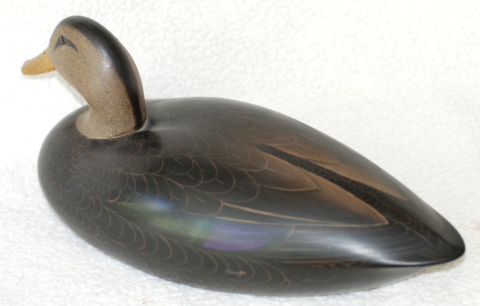Thumbnail: ***SOLD - THANK YOU - Shang Wheeler Style Black Duck - Carved by Keith Mueller