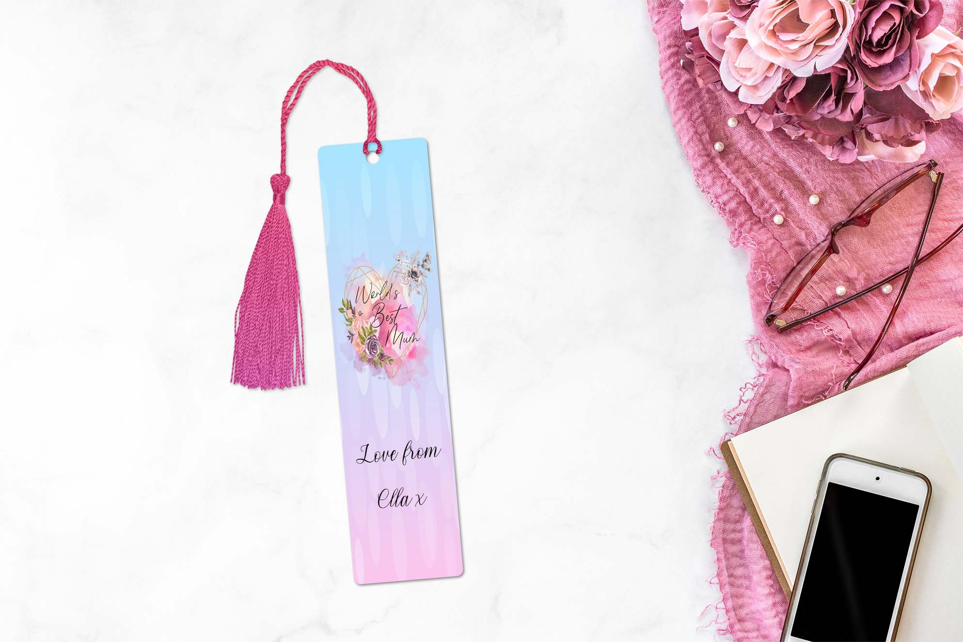 Personalised Bookmark - World's Best Mum