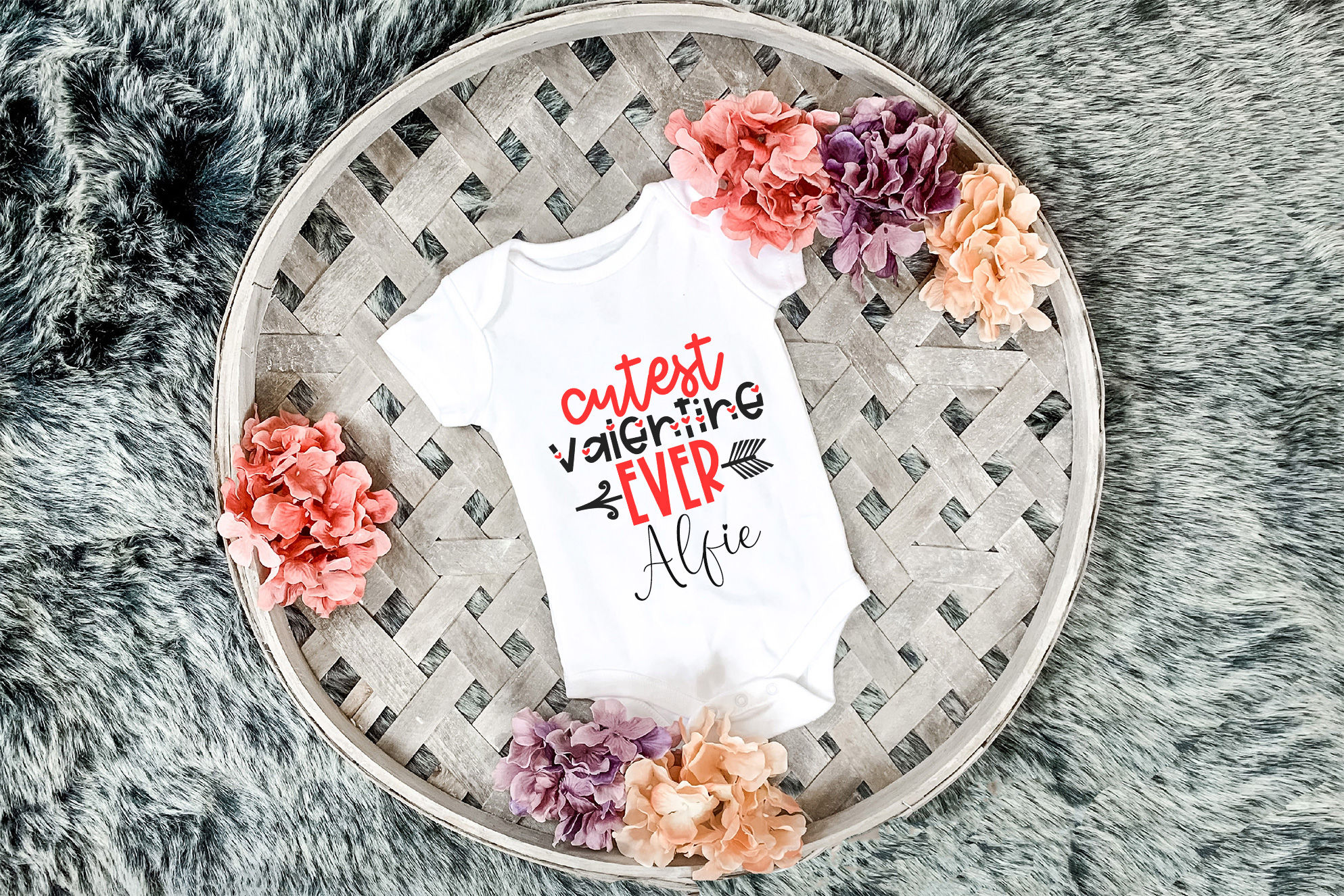 Personalised Baby Vest - Cutest Valentine Ever Name