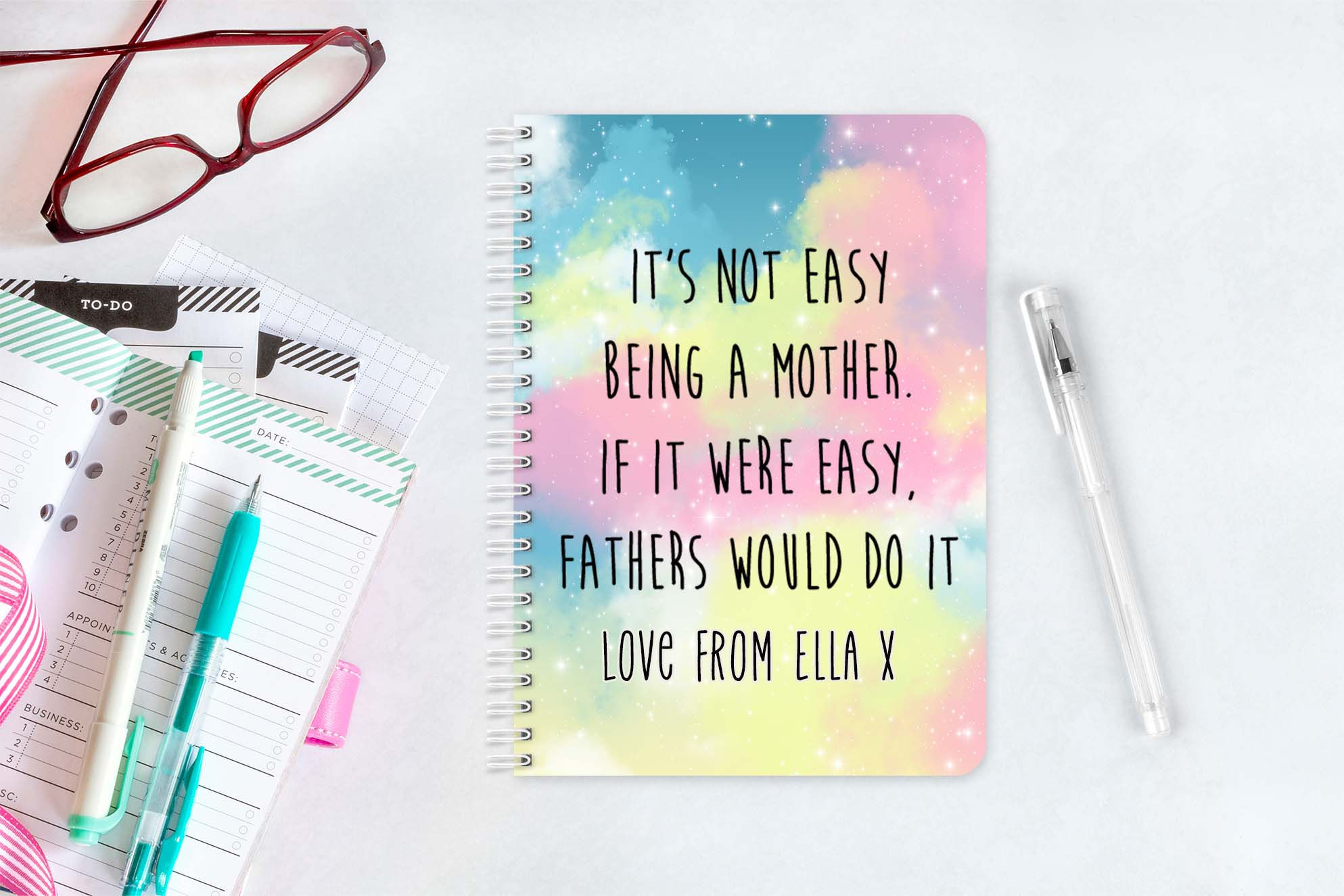 Personalised Notebook - If It Were Easy Fathers Would Do it