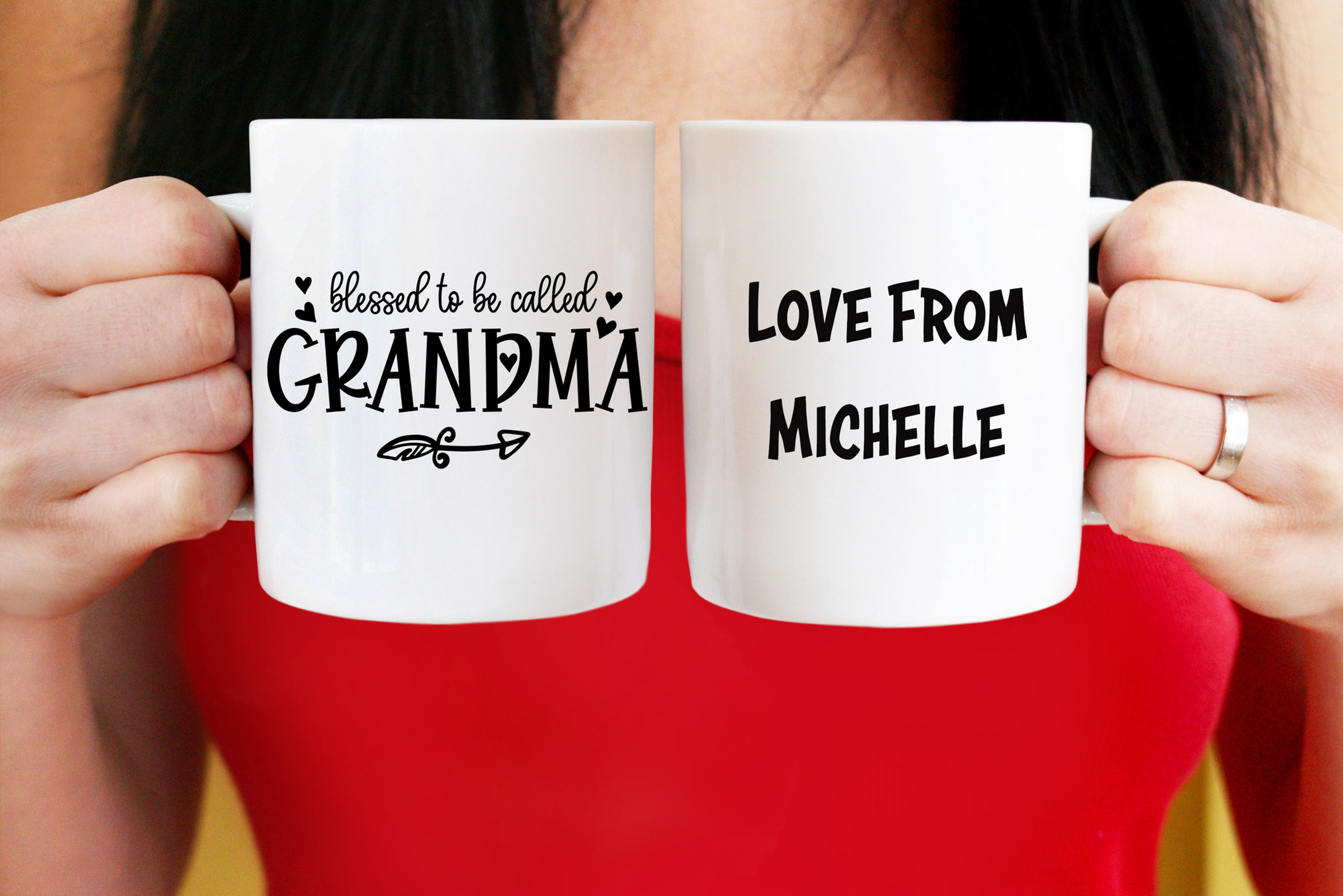 Personalised Mug - Blessed To Be Called Grandma