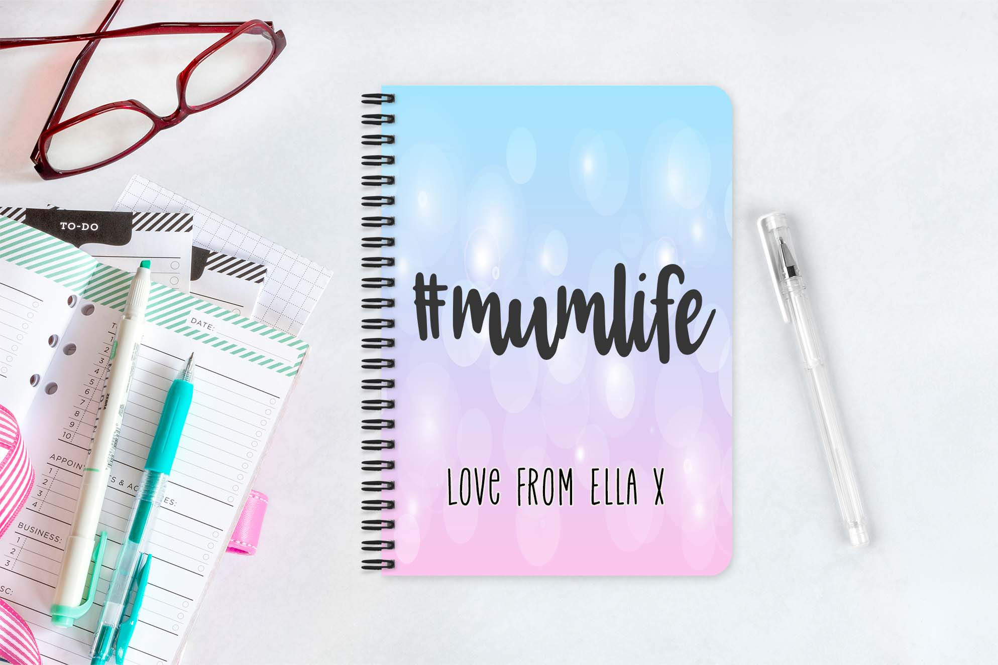 Personalised Notebook - #mumlife