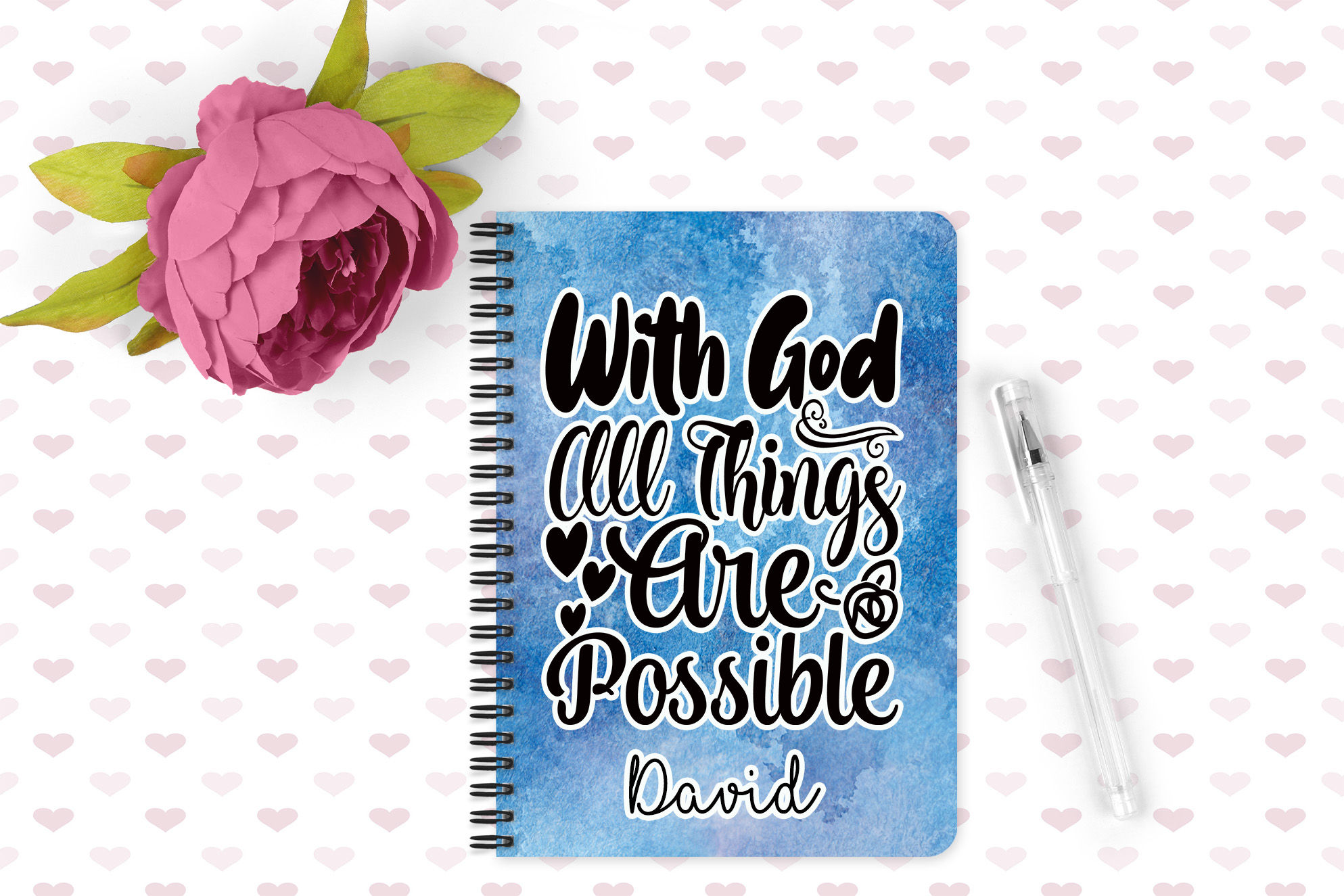 Personalised Notebook - With God Name