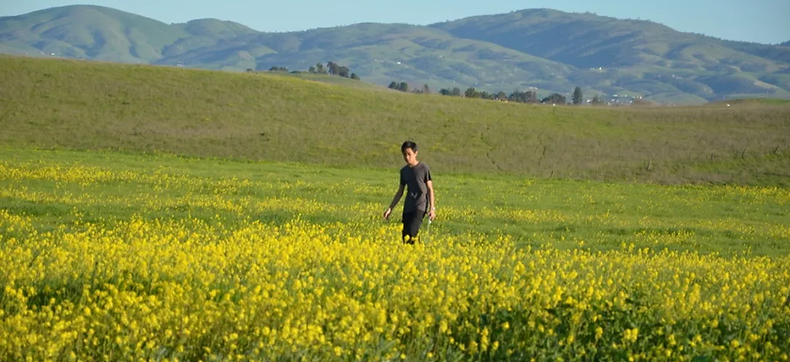 Alan Hu in field