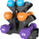 Thumbnail: -Dumbbells Compatible with Set of 2 ,10 Colors Options 4900 Star Points