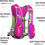 Thumbnail: -Hydration Backpack Pack 5L 5.5L Running Vest 8900 Star Points