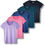 Thumbnail: - 5 Pack: Women's Dry Fit Tech Stretch Short-Sleeve 9900 Star Points