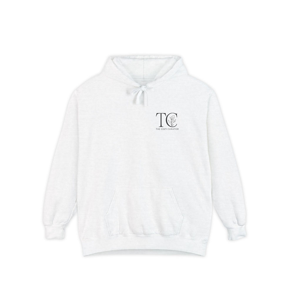 Thumbnail: The Cozy Curator Unisex Garment-Dyed Hoodie