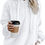 Thumbnail: -Women Oversized Hoodies Sherpa Sweatshirts Fuzzy Fleece 8900 Star Points