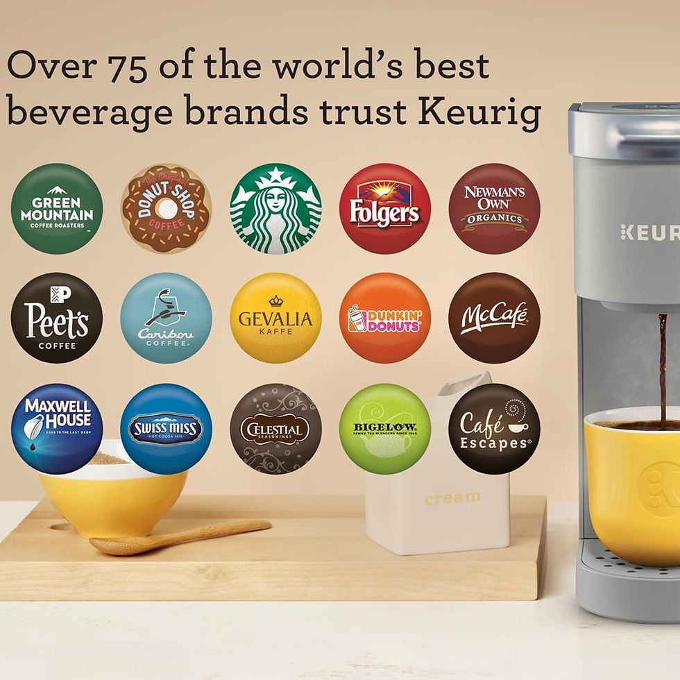 Thumbnail: Keurig K-Mini Single Serve K-Cup Pod Coffee Maker, 6 to 12oz Brew size, with Co