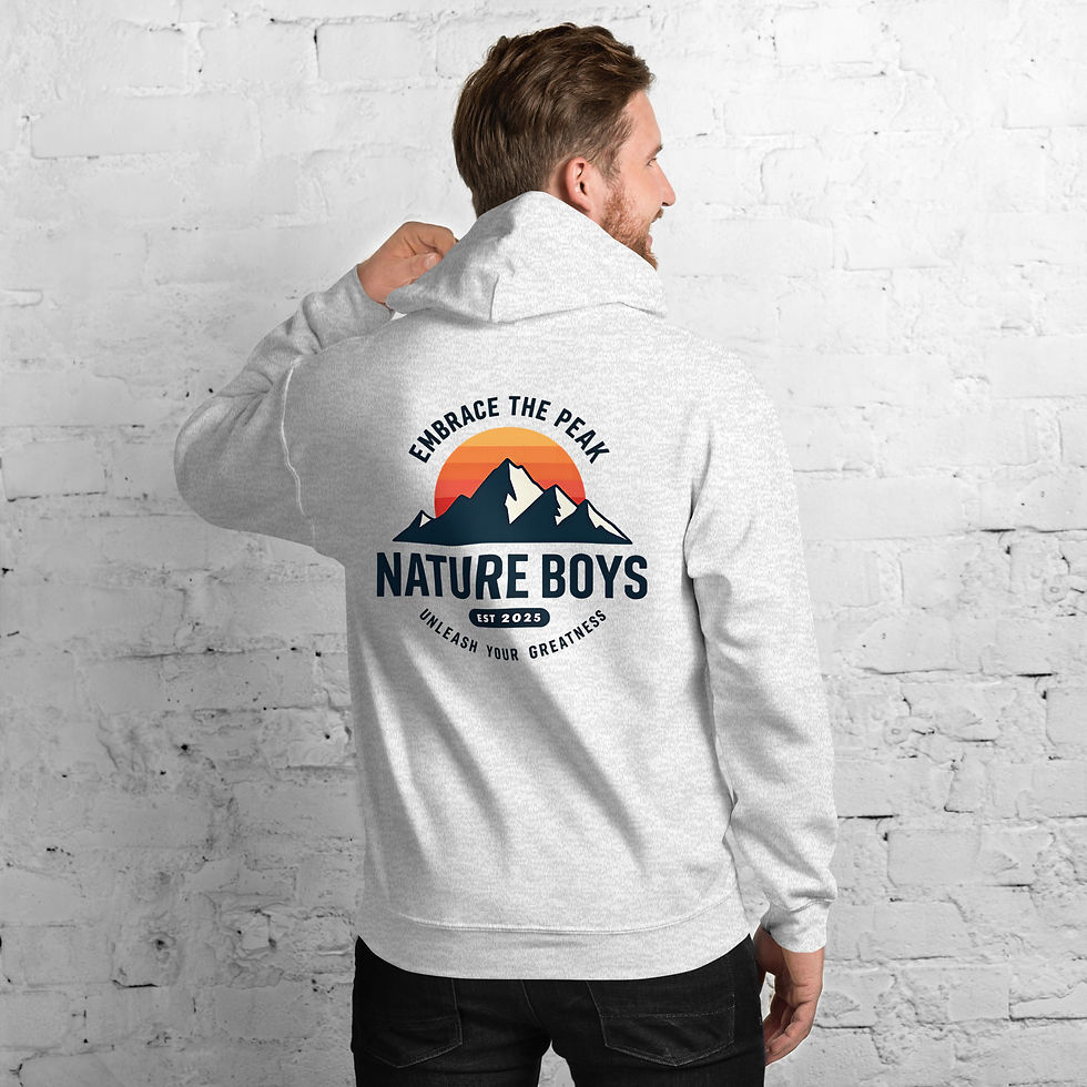Thumbnail: Unisex Hoodie Nature Boys