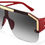 Thumbnail: -Unisex Sunglasse Square Flat Top Big Frame UV Protect  7900 Star Points