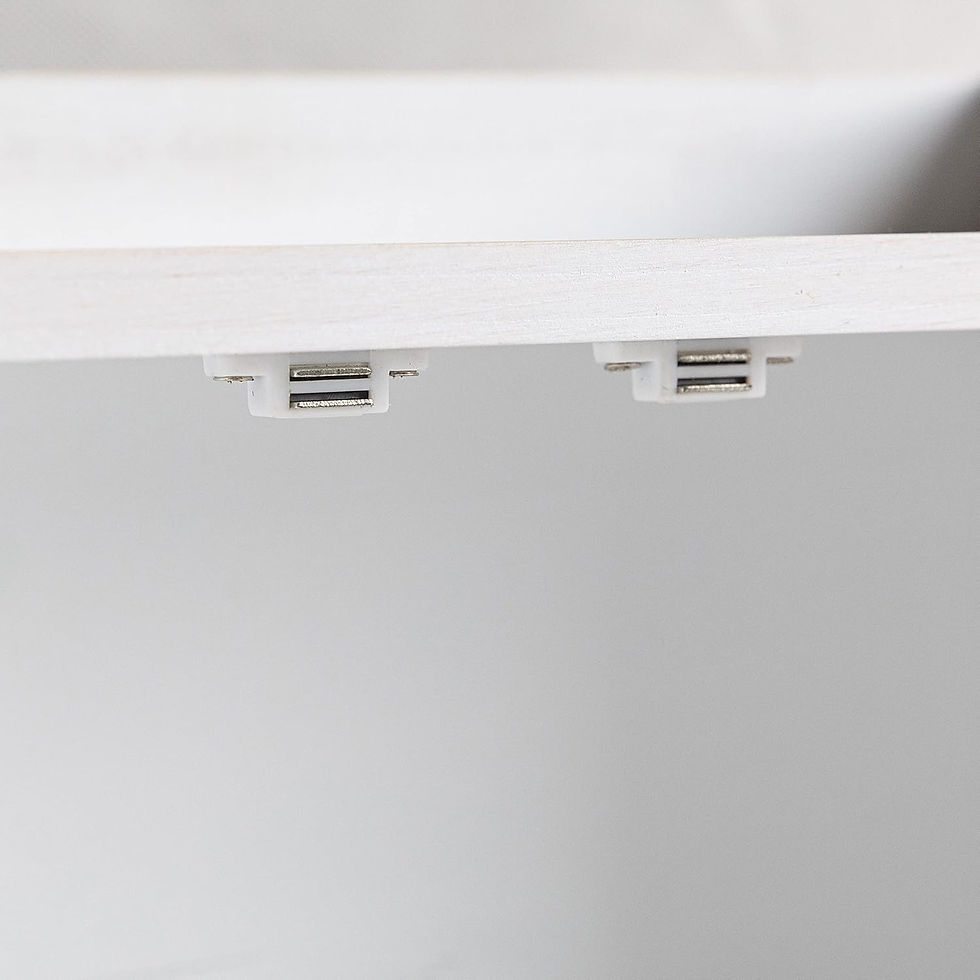 Thumbnail: COLLECTIVE HOME - Storage Cabinet, Mini Countertop Cabinet, Distressed Wood Org