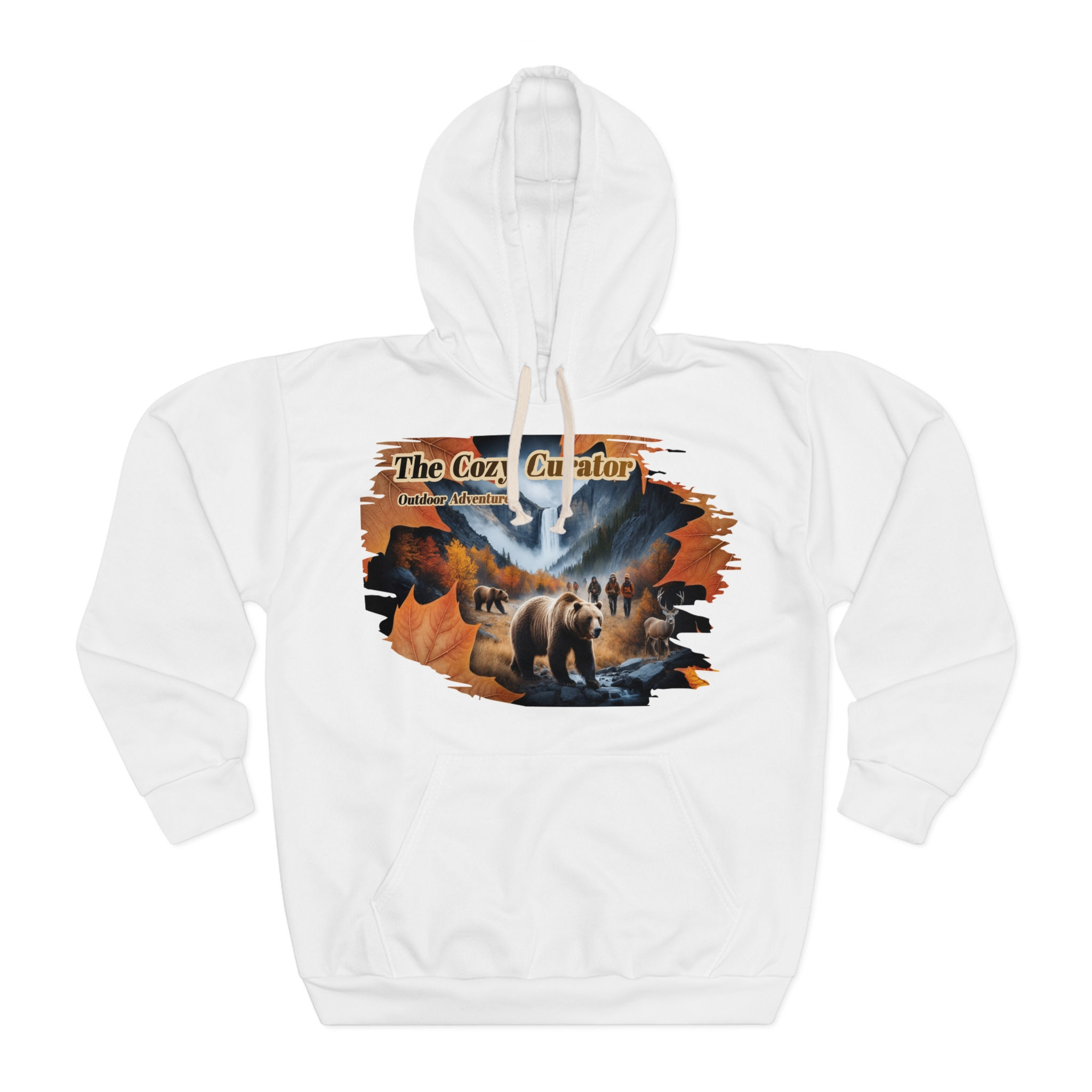 The Cozy Curator Unisex Pullover Hoodie (AOP)