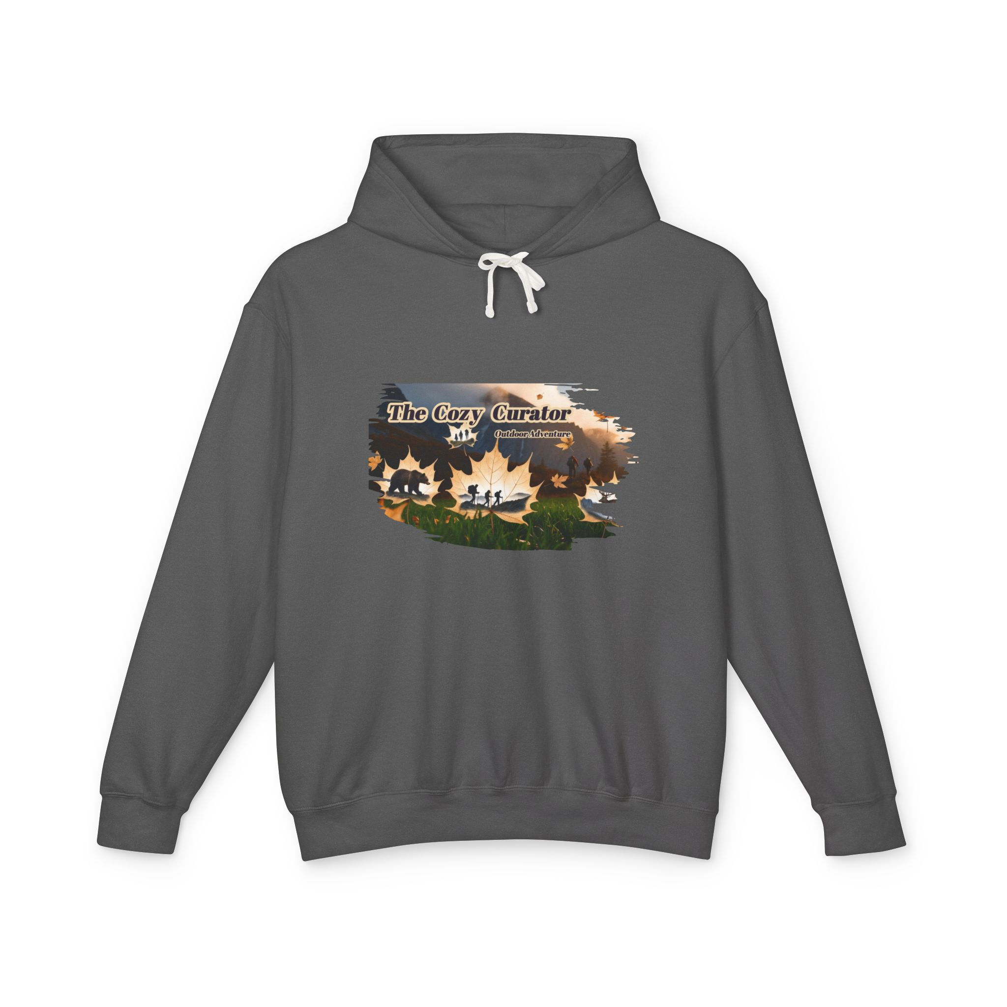 The Cozy Curator Unisex Lightweight Hooded Sweatshirt