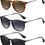 Thumbnail: -Retro Women Sunglasses Round Classic 7900 Star Points