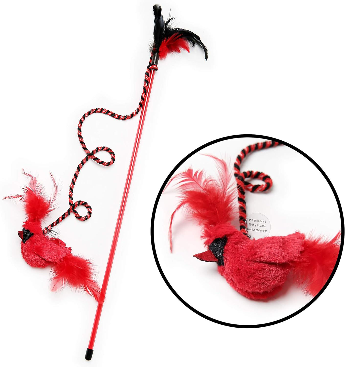 -Squeak Real Birds Interactive Cat Toys with Catnip 2900 Star Points