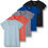 Thumbnail: -5 Pack: Women's Short Sleeve V-Neck T-Shirt Dry-Fit 9900 Star Points