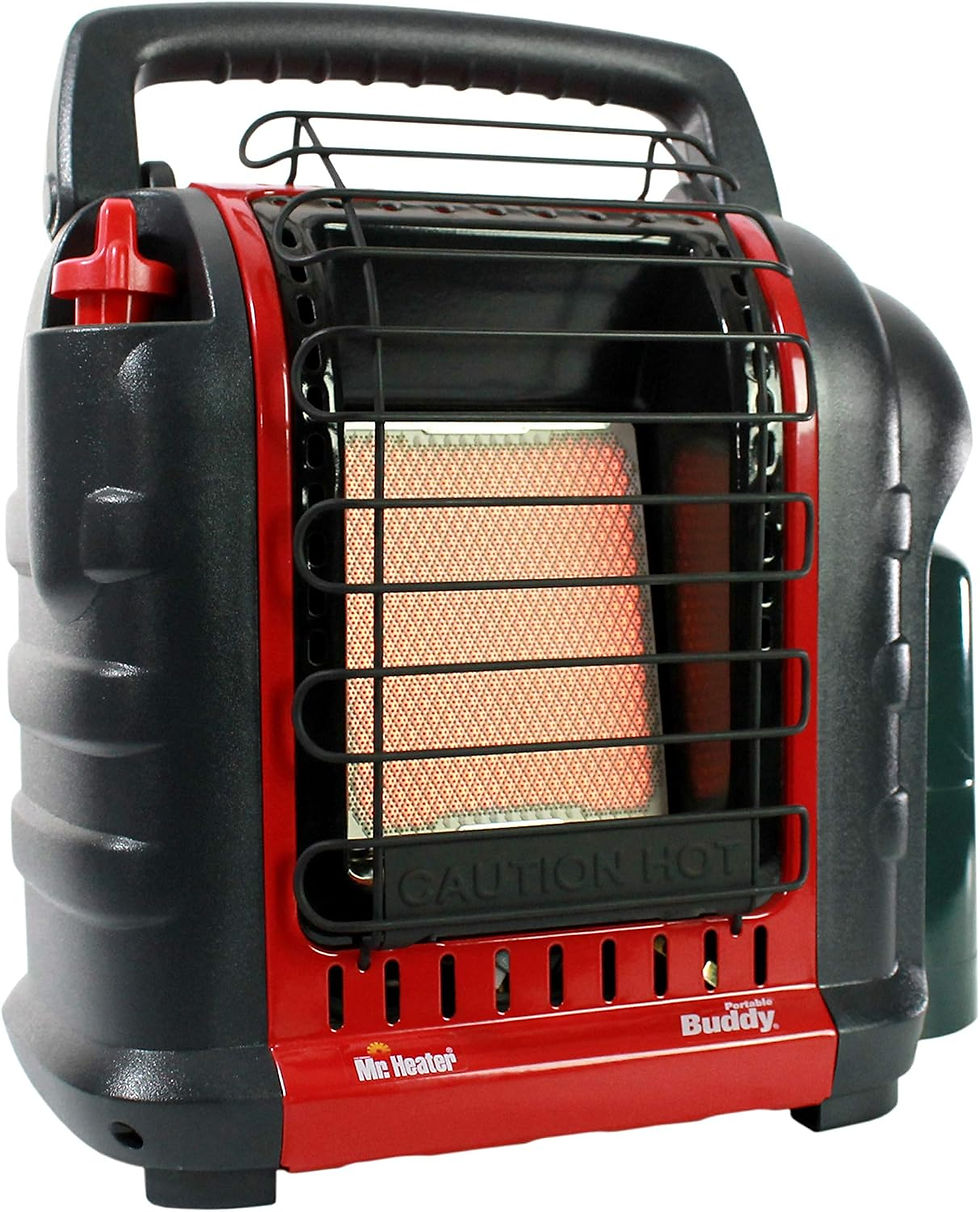 Thumbnail: Mr. Heater F232000 MH9BX Buddy 4,000-9,000-BTU Indoor-Safe Portable Propane Rad
