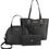 Thumbnail: -Montana West 3PCS Women Purses, Tote and Wallet Set 12900 Star Points
