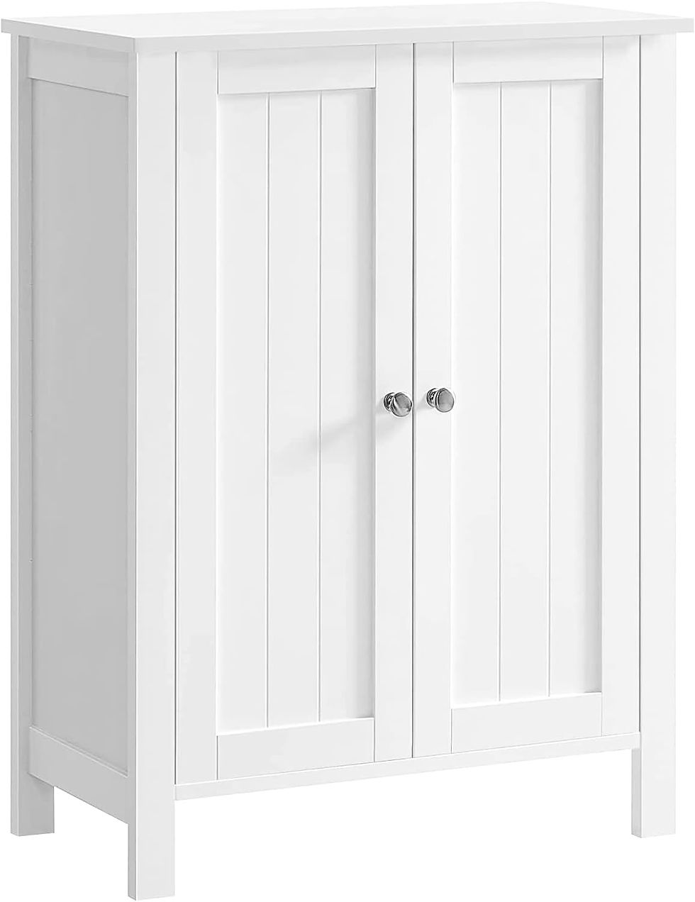 Thumbnail: VASAGLE Bathroom Floor Storage Cabinet, Bathroom Storage Unit with 2 Adjustable